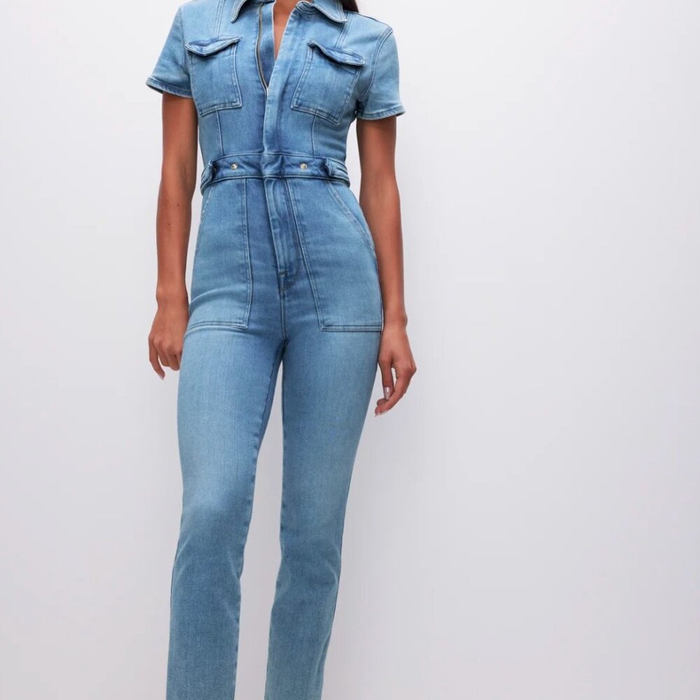 NWT Good American Fit For Success Jumpsuit size Large